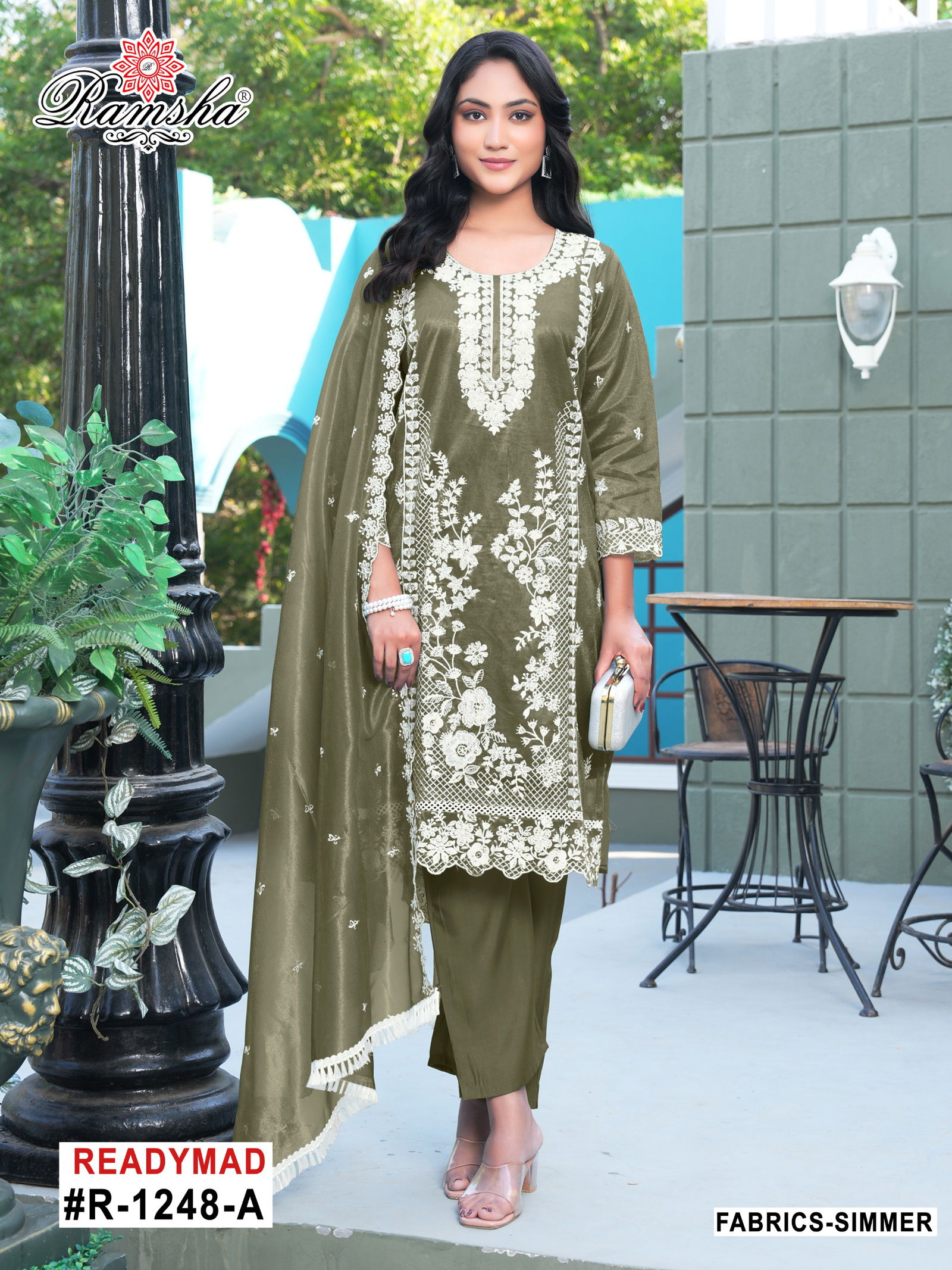 R 1248 Nx By Ramsha Simmer Pakistani Readymade Suits Orders In India